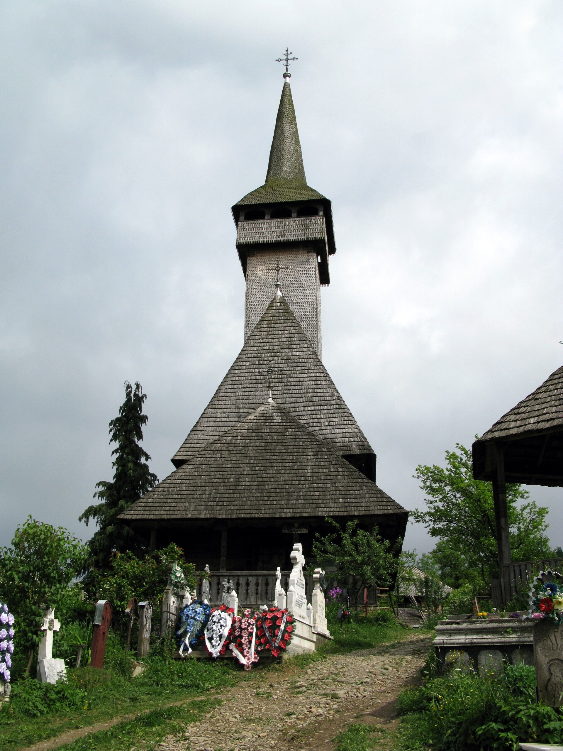 Maramures wooden church tower