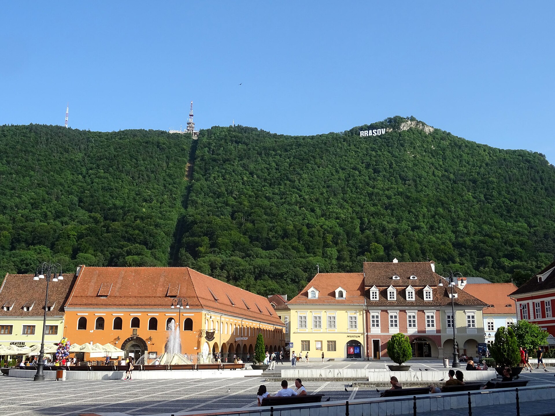 Brasov old town square