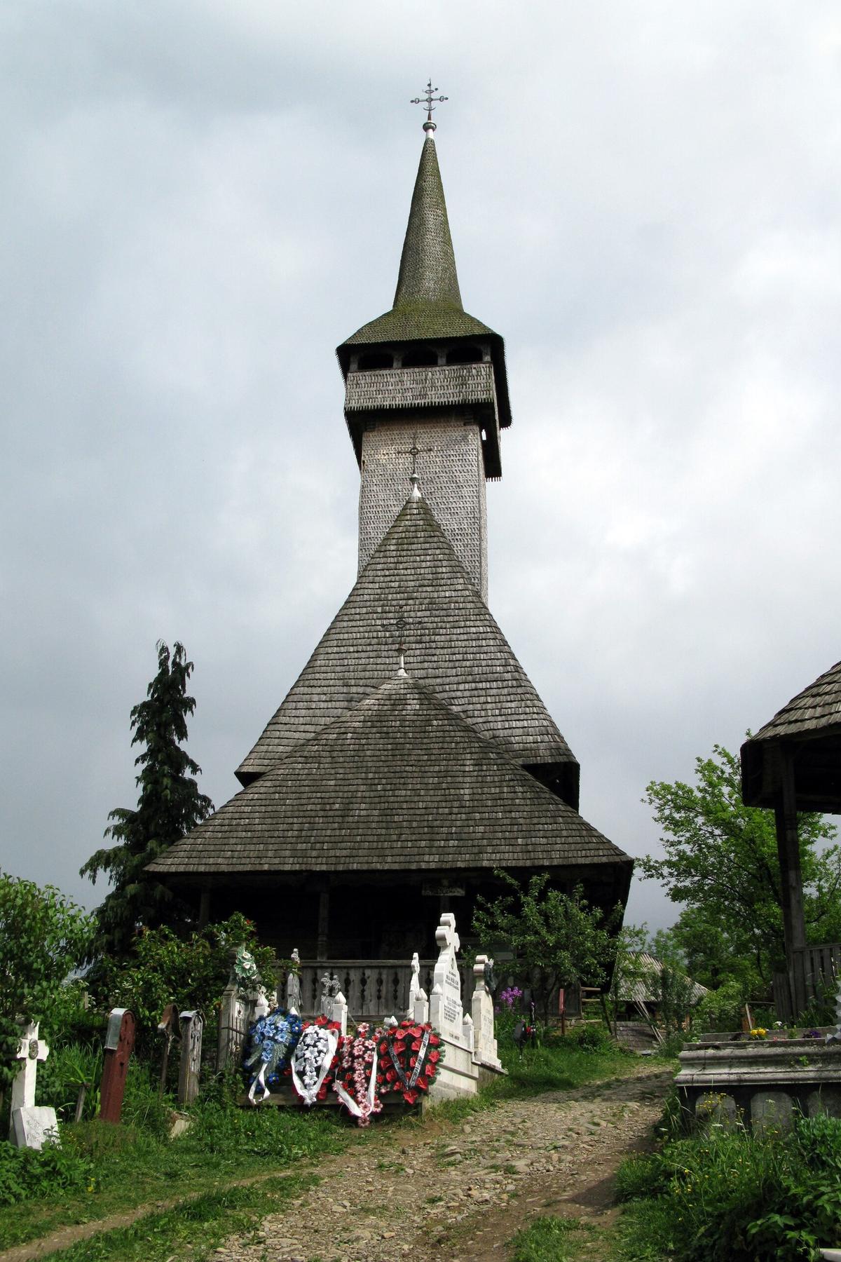 Maramures wooden church tower