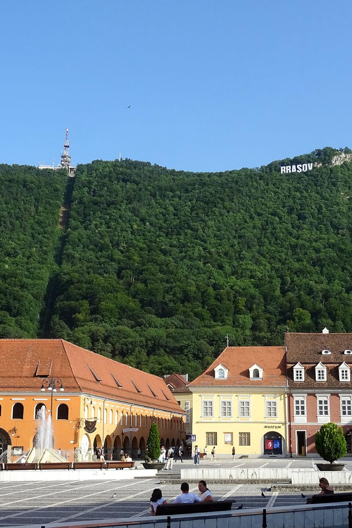 Brasov old town square