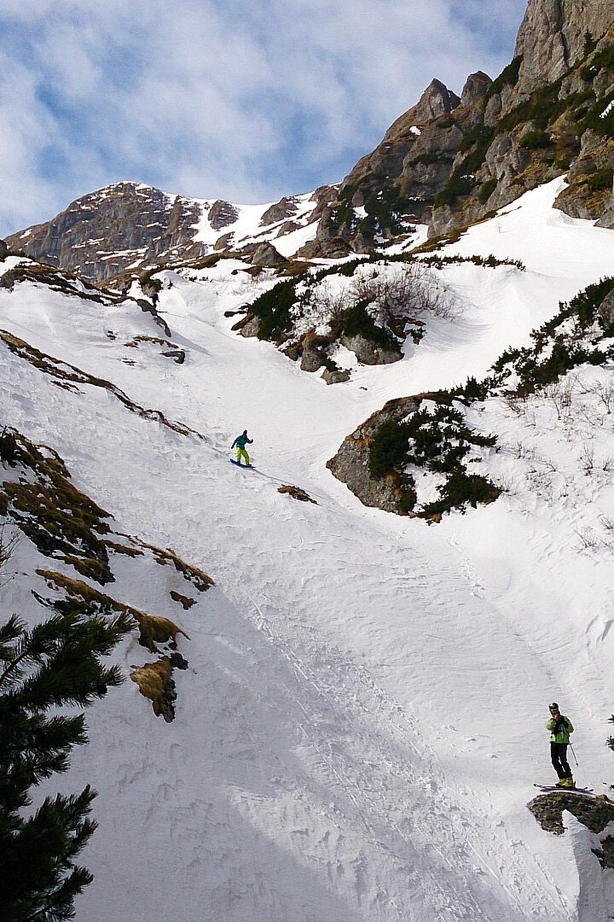 Romanian winter mountains