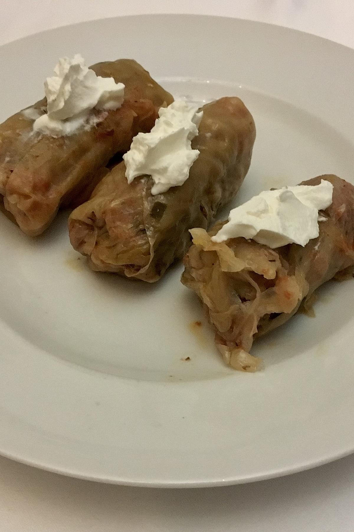 Romanian food sarmale