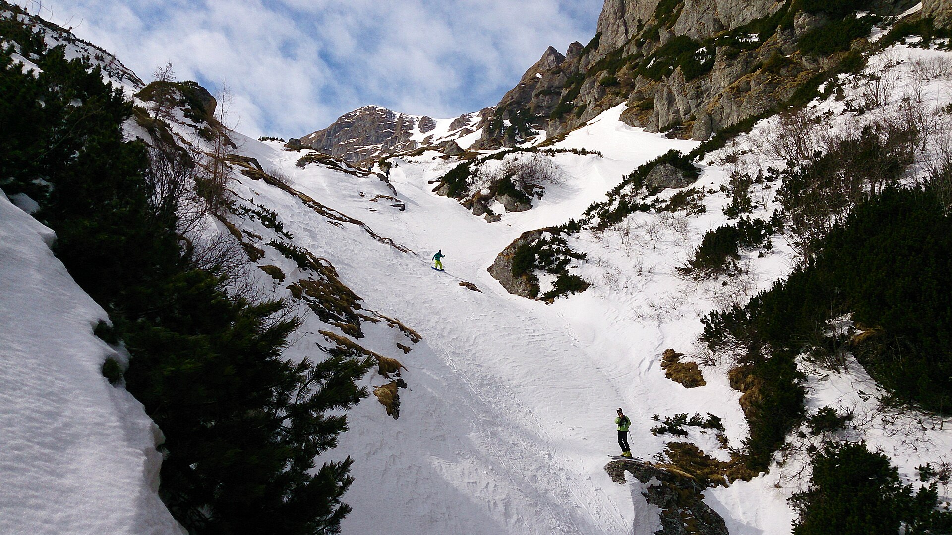 Romanian winter mountains